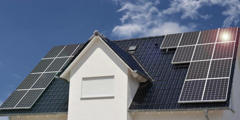 PV-Anlage auf einem Schrägdach