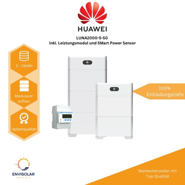 Batteriespeicher - Huawei LUNA2000-5-S0 inkl. Leistungsmodul